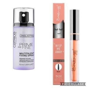 Catrice Prime & Fine Fixing Spray & Mascara Bundle